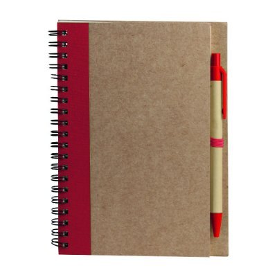 Block notes riciclato con penna